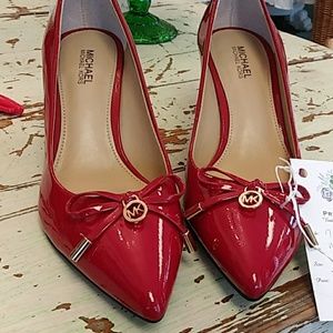 Red Patent Pumps